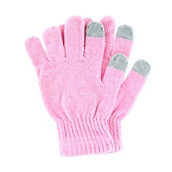 CTM Women's Chenille Winter Gloves