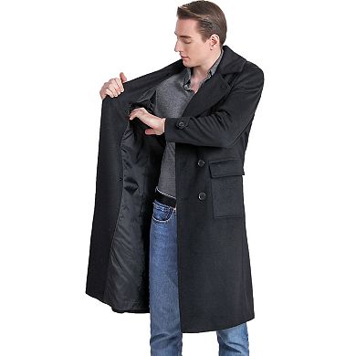 Men's Landing Leathers Peter Wool Blend Long Coat