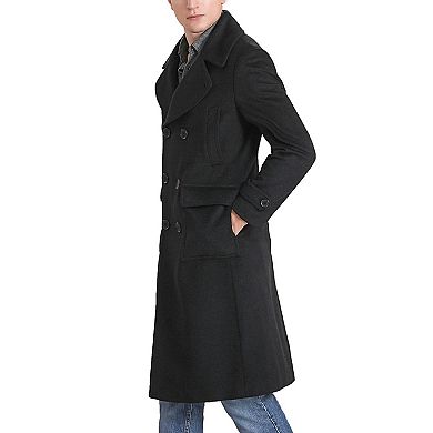 Men's Landing Leathers Peter Wool Blend Long Coat
