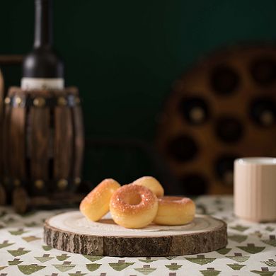 Barky Natural Wood Slabs Rustic Ornament Slice Tray Table Charger - Approximately 10 Inch Dia