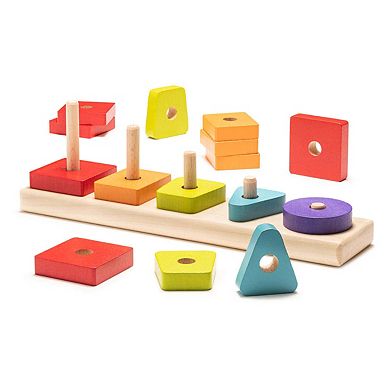 Wise Elk/cubika Wooden Toy - Sorter Lsg 1