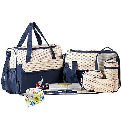 Multifunctional Baby Nappy Diaper Bags Set Of 11