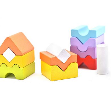Wise Elk/cubika Wooden Toy - Stacking Tower Ld-11