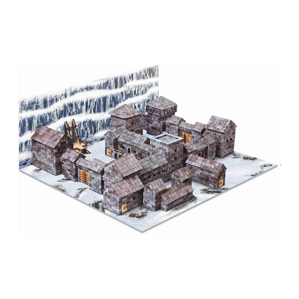 Wise Elk Black Castle Mini Brick Castle Building Kit, 4300 pcs