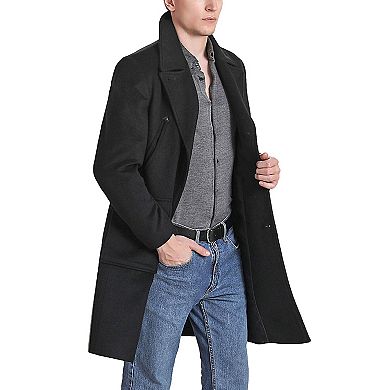 Men's Landing Leathers Addison Wool Blend Pea Coat