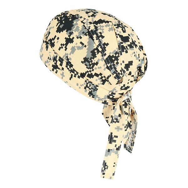 Ctm Men's Digital Camo Lined Durag