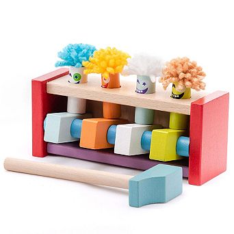 Wise Elk/cubika Wooden Toy - Jumping Clowns