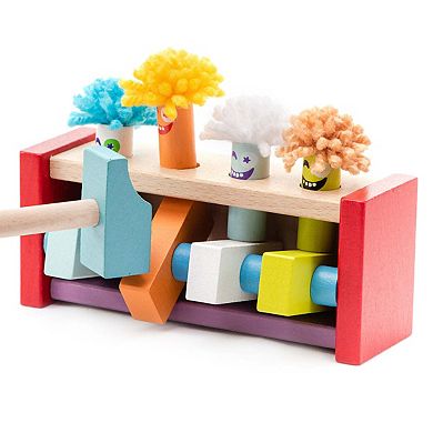 Wise Elk/cubika Wooden Toy - Jumping Clowns