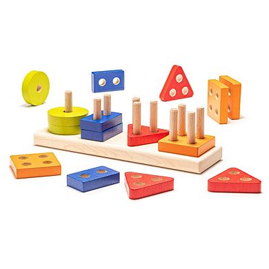 Wise Elk/cubika Wooden Toy - Sorter Lsg 2