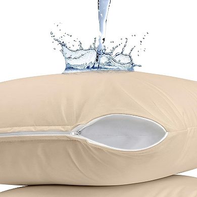 2-Piece Bed Bug Proof Zippered Pillow Case