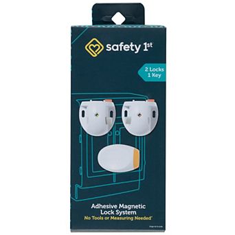 Safety 1st Adhesive Magnetic Lock System - 2 Locks & 1 Key