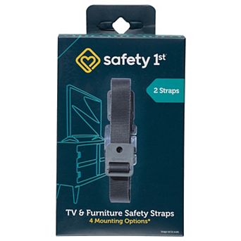 Safety 1st 2-Pack TV & Furniture Safety Straps Set