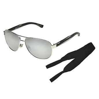 Men’s Panama Jack 60mm Polarized Aviator Sunglasses