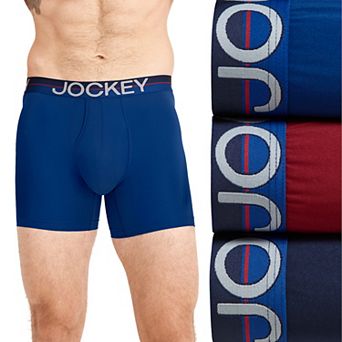 Men's Jockey® 3-Pack Infinite Cool Microfiber Stretch 6" Boxer Brief