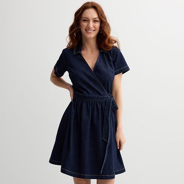 Women's Draper James Wrap Denim Dress