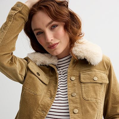 Kohls corduroy jacket best sale