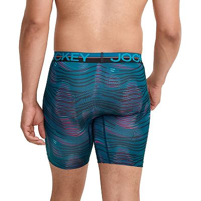 Men's Jockey® 3-Pack Infinite Cool Microfiber Stretch 8" Long Leg Boxer Brief