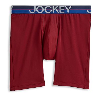 Men's Jockey® 3-Pack Infinite Cool Microfiber Stretch 8" Long Leg Boxer Brief