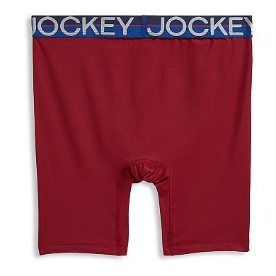Men's Jockey® 3-Pack Infinite Cool Microfiber Stretch 8" Long Leg Boxer Brief
