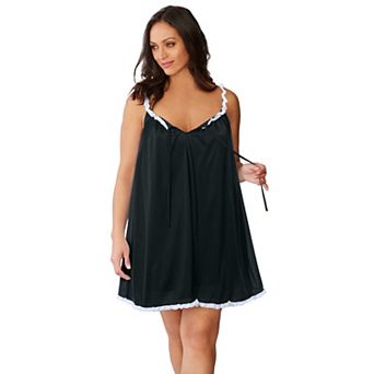 Amoureuse Plus Size Babydoll Ruffle Gown