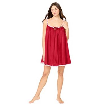 Amoureuse Plus Size Babydoll Ruffle Gown