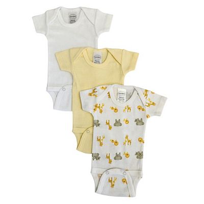 Baby Boy Baby Girl Unisex Short Sleeve Onezies Variety pack Of 3