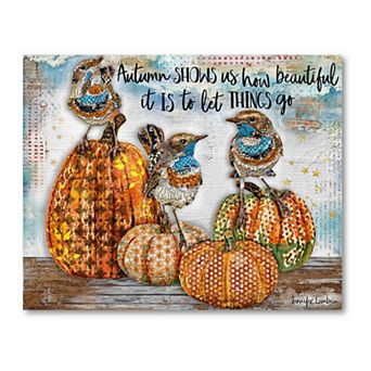 COURTSIDE MARKET Beautiful Autumn Canvas Wall Art