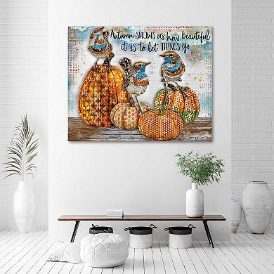 COURTSIDE MARKET Beautiful Autumn Canvas Wall Art