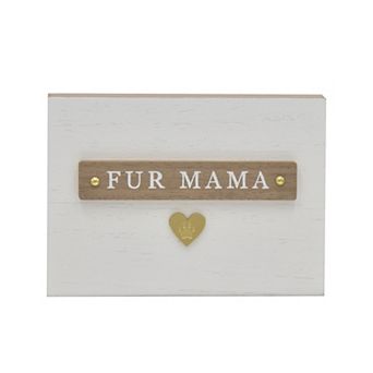 Belle Maison Fur Mama Caption Box Wall Decor