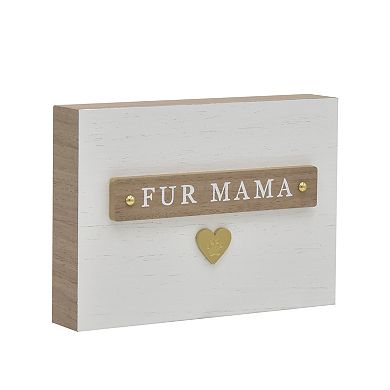 Belle Maison Fur Mama Caption Box Wall Decor
