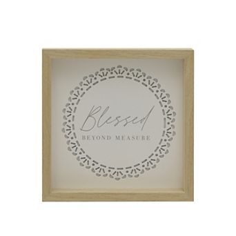 Belle Maison Blessed Beyond Measure Caption Box Table Decor