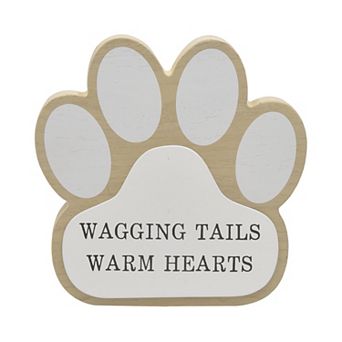 Belle Maison Paw Shape Wagging Tail Caption Box Table Decor