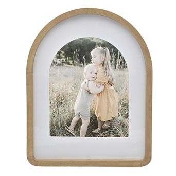 Belle Maison 8" x 10" Matted Arched Wooden Wall Frame