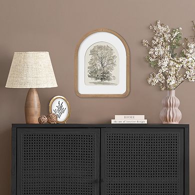 Belle Maison 8" x 10" Matted Arched Wooden Wall Frame