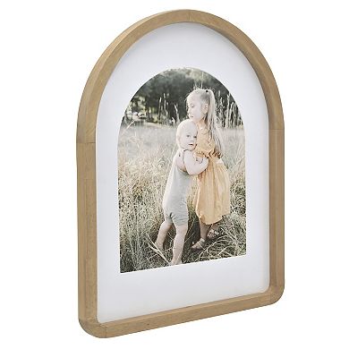 Belle Maison 8" x 10" Matted Arched Wooden Wall Frame