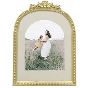Belle Maison 8" x 10" Matted Beaded Arch Wall Frame