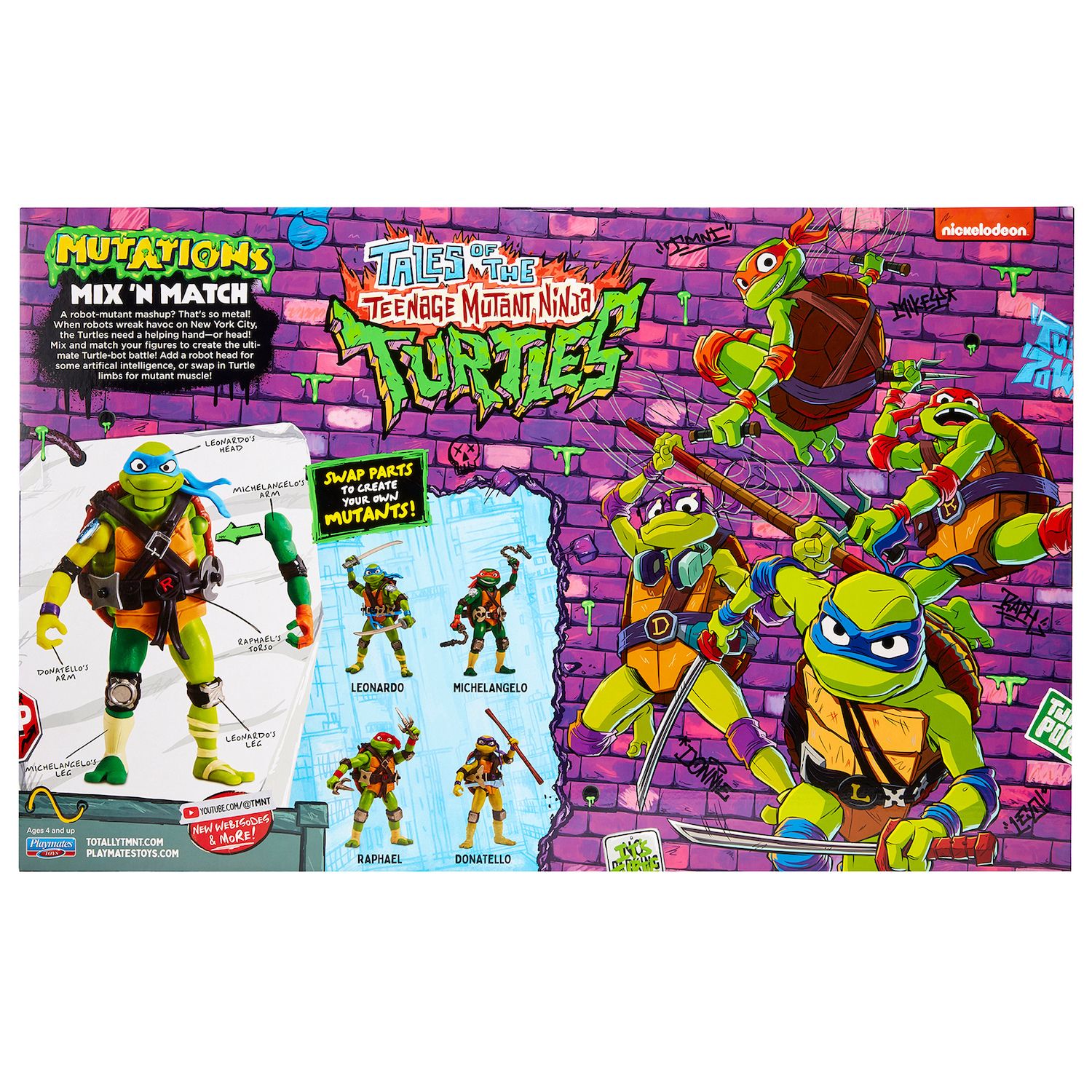 Nickelodeon Teenage Mutant Ninja Turtles Mütze & Handschuhe Set – 2-teilig, 100% Polyester | Für Jungen