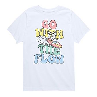 Boys 8-20 Peanuts Snoopy Go With The Flow Graphic Tee