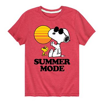 Boys 8-20 Peanuts Snoopy Summer Mode Graphic Tee