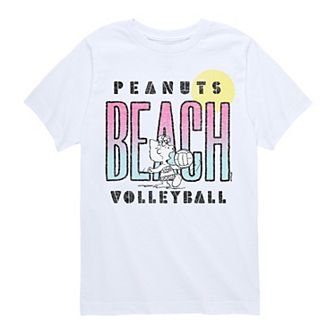 Boys 8-20 Peanuts Sally Beach Volleyball Graphic Tee