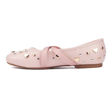 Olivia Miller Atomic Vibe Girls' Stud Flats