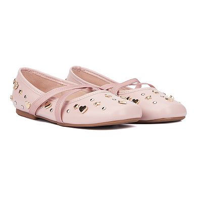 Olivia Miller Atomic Vibe Girls' Stud Flats