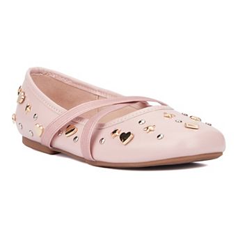 Olivia Miller Atomic Vibe Girls' Stud Flats