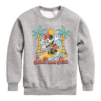 Disney's Minnie Mouse Boys 8-20 Salt & Sea Crew Fleece Sweatshirt