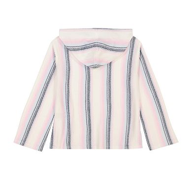 Girls 7-16 Roxy Striped Baja Poncho Hoodie