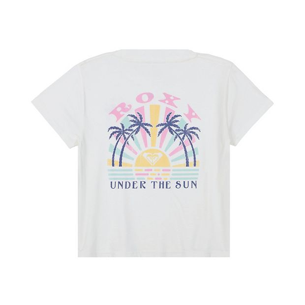 売れ筋商品|||ロキシー Tシャツ レディース トップス SING ON THE BEACH  - Print T-shirt - cooling spray Womens Sing On The Beach T-Shirt - PARCHMENT | Roxy