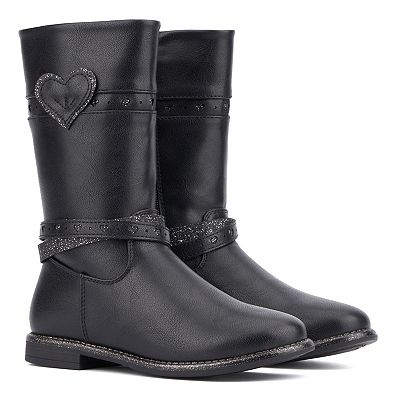 Olivia Miller Heart Girls Boots Girl s Size 13 Black