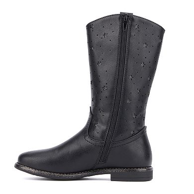 Olivia Miller Laser Cut Star Girls' Boots