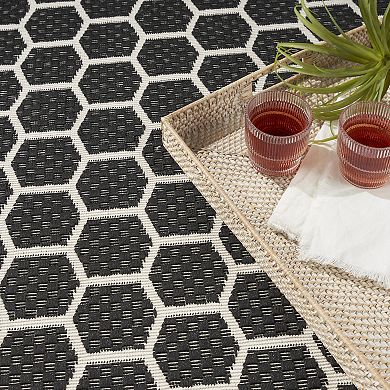 Nourison Reversible Indoor / Outdoor Geometric Rug