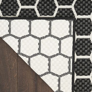 Nourison Reversible Indoor / Outdoor Geometric Rug